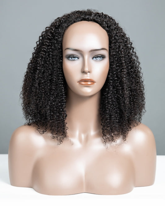 Curly 3 In 1 Half Wig