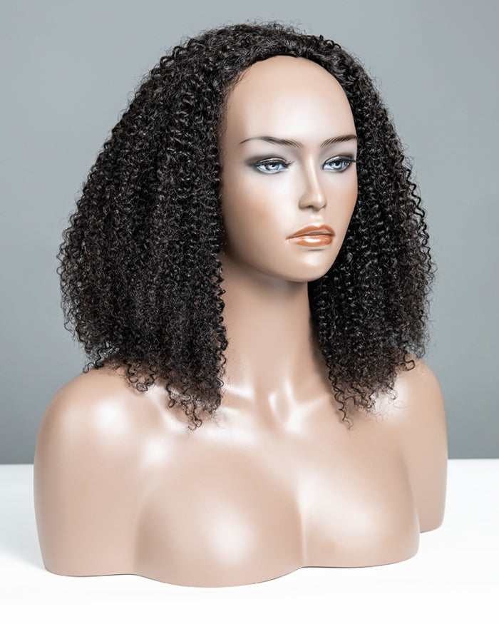 Curly 3 In 1 Half Wig