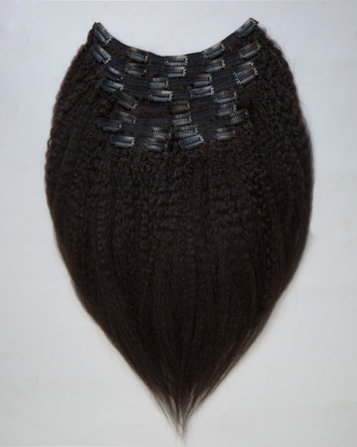 Kinky Glam Full Head Set Blow Out Clip in